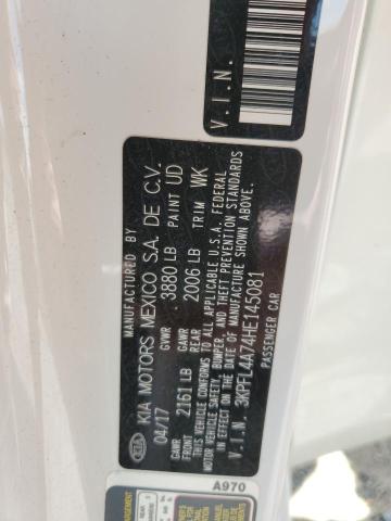 2017 KIA FORTE LX - 3KPFL4A74HE145081