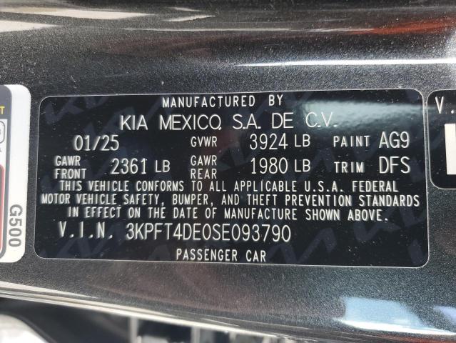 2025 KIA K4 LX - 3KPFT4DE0SE093790