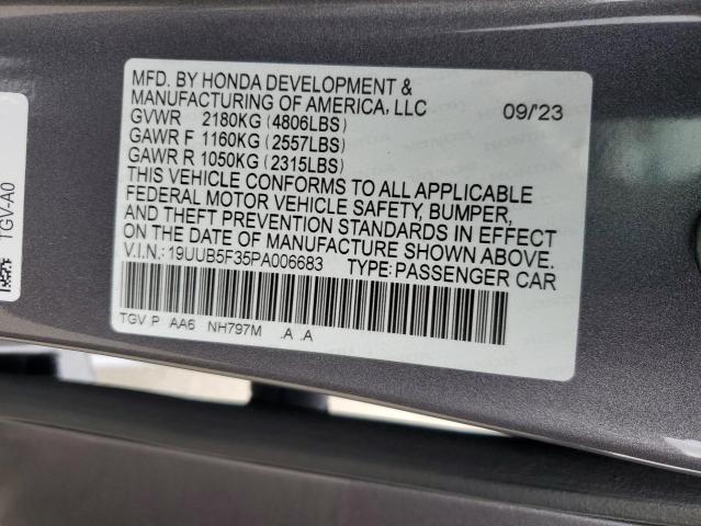 2023 ACURA TLX 19UUB5F35PA006683