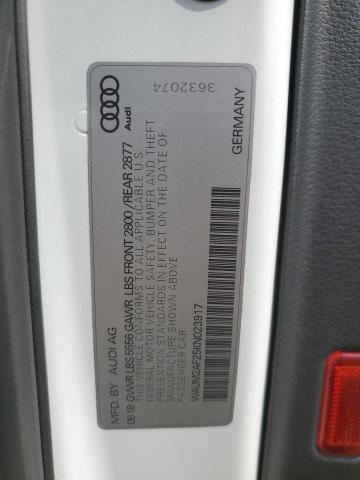 2019 AUDI A6 PRESTIG WAUM2AF25KN023917