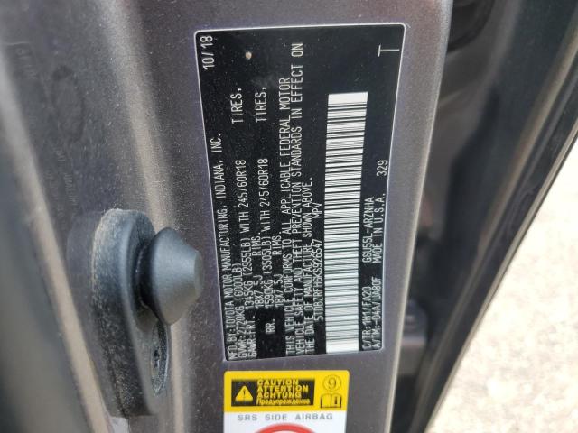 2019 TOYOTA HIGHLANDER LE 5TDBZRFH6KS926547