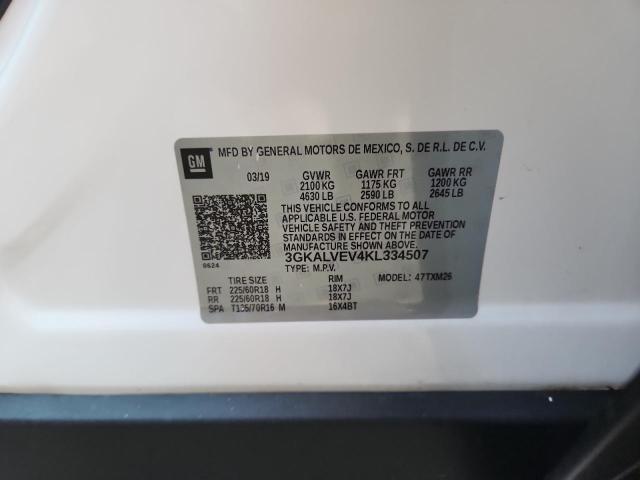 2019 GMC TERRAIN SL 3GKALVEV4KL334507