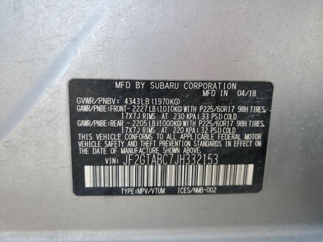 2018 SUBARU CROSSTREK JF2GTABC7JH332153