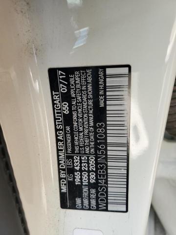 2018 MERCEDES-BENZ CLA 250 WDDSJ4EB3JN561083