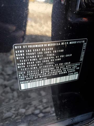 2019 VOLKSWAGEN TIGUAN SE - 3VV2B7AX3KM090138