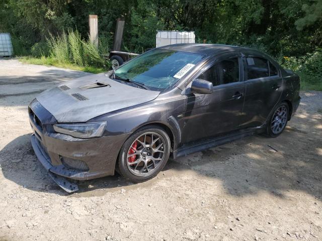 MITSUBISHI LANCER EVO 2013 gray sedan 4d gas JA32W5FV9DU020672 photo #1