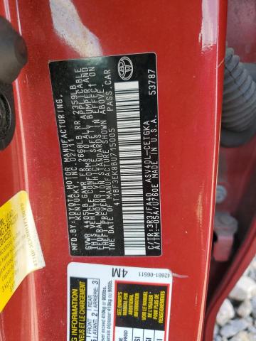 2011 TOYOTA CAMRY BASE - 4T1BF3EK8BU715005