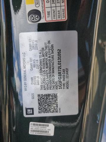 2020 CHEVROLET CAMARO SS 1G1FG1R72L0131052