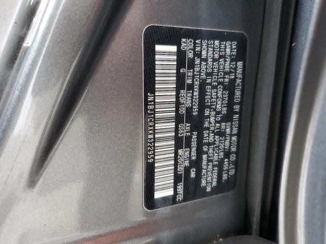 2019 NISSAN ROGUE SPT JN1BJ1CRXKW322959