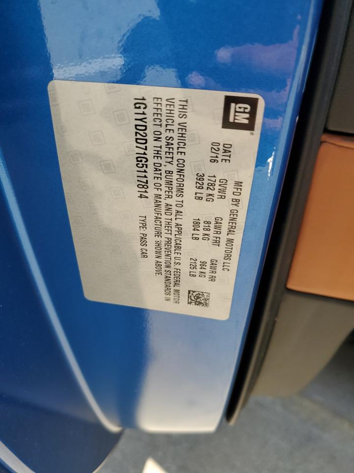 CHEVROLET CORVETTE STINGRAY 2LT