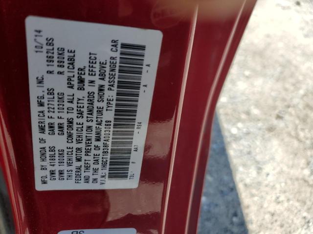 2015 HONDA ACCORD LX- 1HGCT1B38FA003069