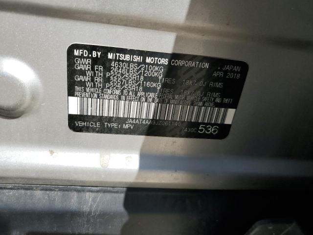 2018 MITSUBISHI ECLIPSE CR JA4AT4AA9JZ061140