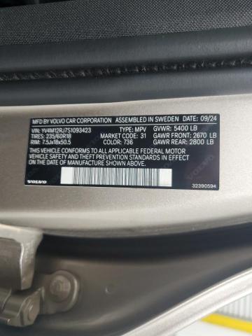 2025 VOLVO XC60 CORE YV4M12RJ7S1093423