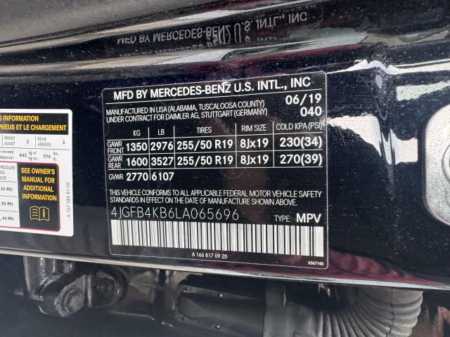 2020 MERCEDES-BENZ GLE 350 4M - 4JGFB4KB6LA065696