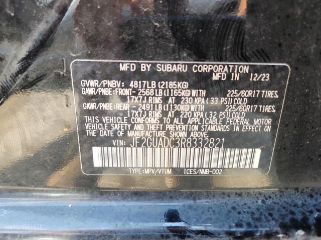 2024 SUBARU CROSSTREK JF2GUADC3R8332821