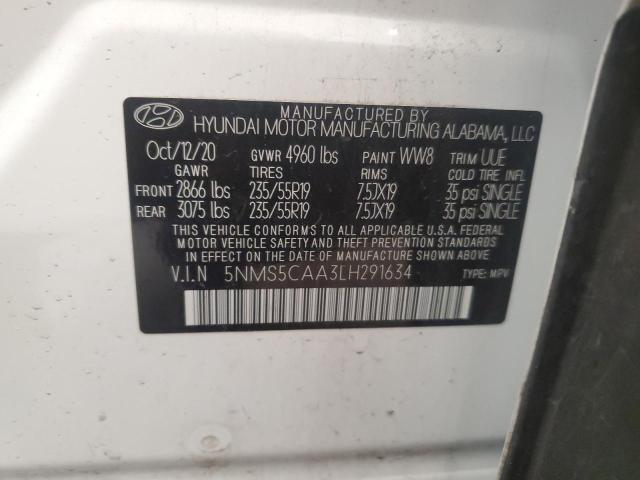 2020 HYUNDAI SANTA FE L 5NMS5CAA3LH291634