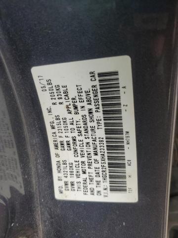 2017 HONDA ACCORD SPO 1HGCR2F5XHA233392