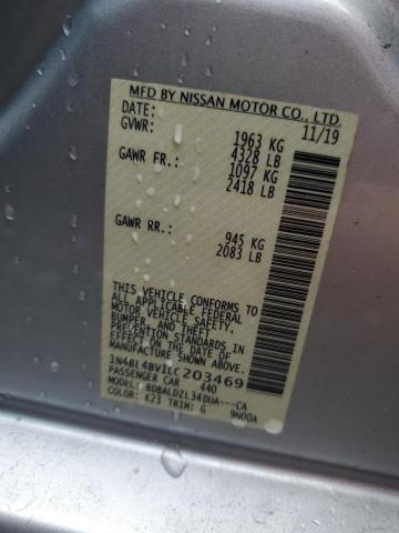 2020 NISSAN ALTIMA S 1N4BL4BV1LC203469