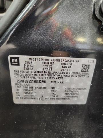 2014 CHEVROLET EQUINOX LT - 2GNFLGE31E6182391