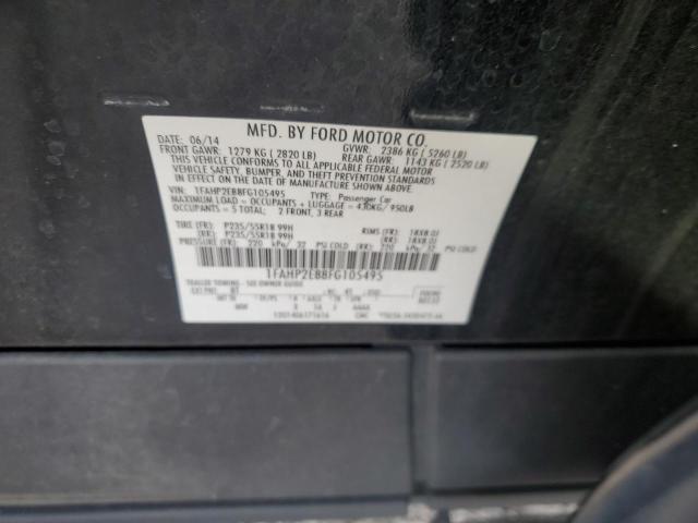2015 FORD TAURUS SEL 1FAHP2E88FG105495