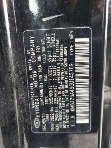 2016 HYUNDAI TUCSON SE KM8J23A49GU143769