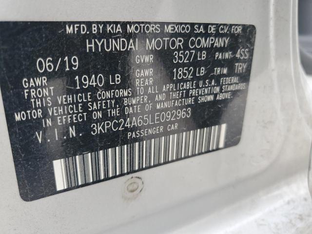 2020 HYUNDAI ACCENT SE 3KPC24A65LE092963