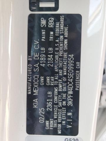 2025 KIA K4 GT-LINE TURBO 3KPFW4DC4SE099954