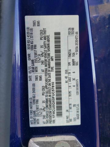 2015 FORD ESCAPE SE - 1FMCU0GX0FUC57810