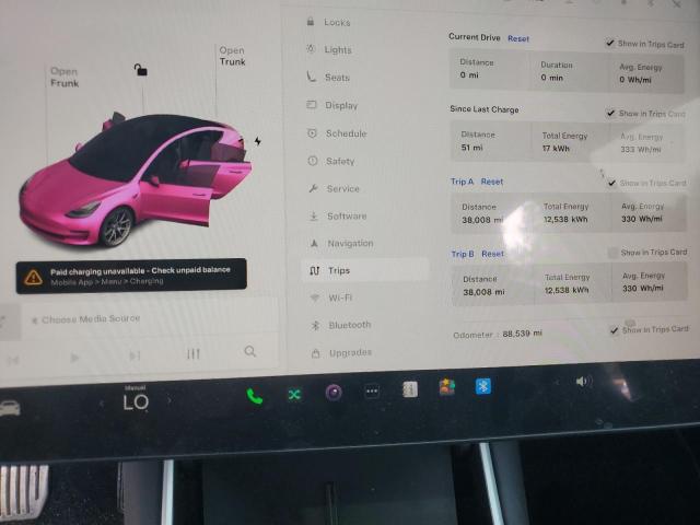 2019 TESLA MODEL 3 5YJ3E1EB9KF437353