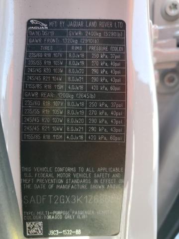 2019 JAGUAR E-PACE R-DYNAMIC S SADFT2GX3K1Z68059