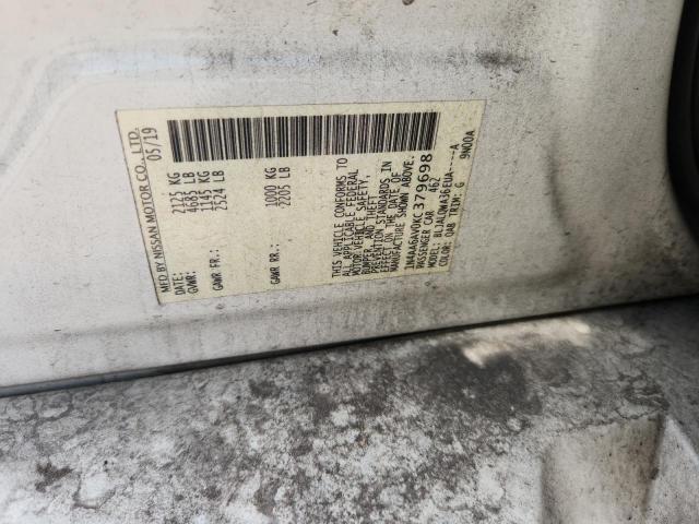 2019 NISSAN MAXIMA S 1N4AA6AV0KC379698