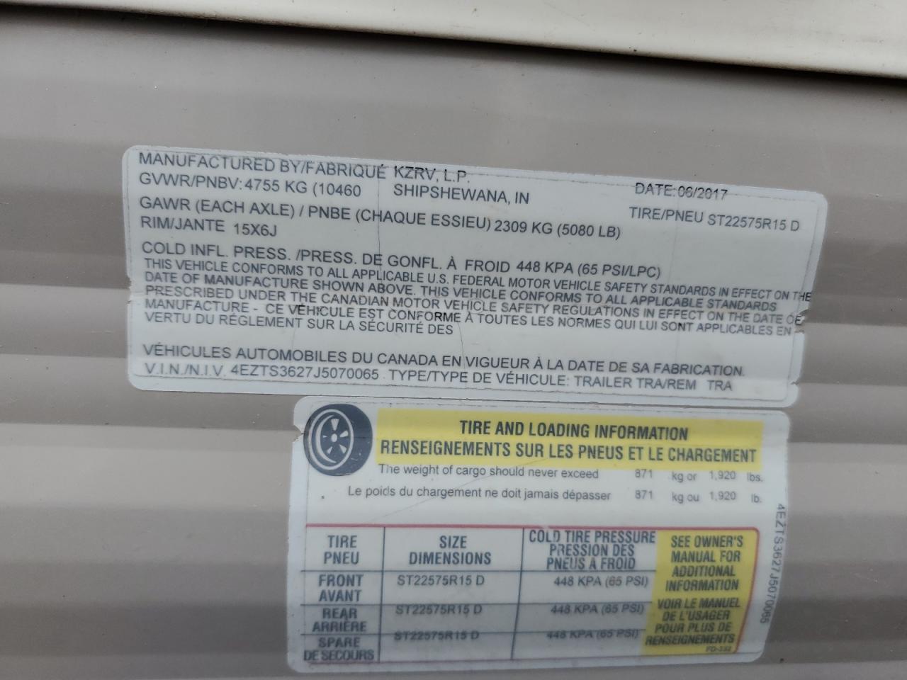 Lot #3290073260 2018 SPORTSMEN TRAILER