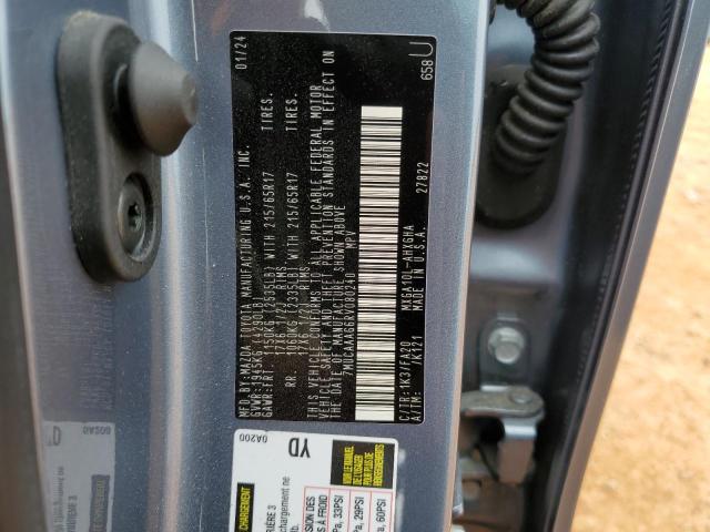 2024 TOYOTA COROLLA CR 7MUCAAAG6RV080240