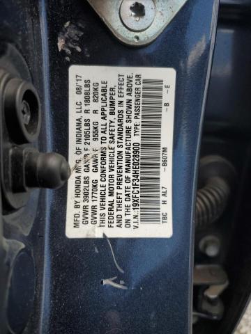 2017 HONDA CIVIC EX 19XFC1F34HE028900