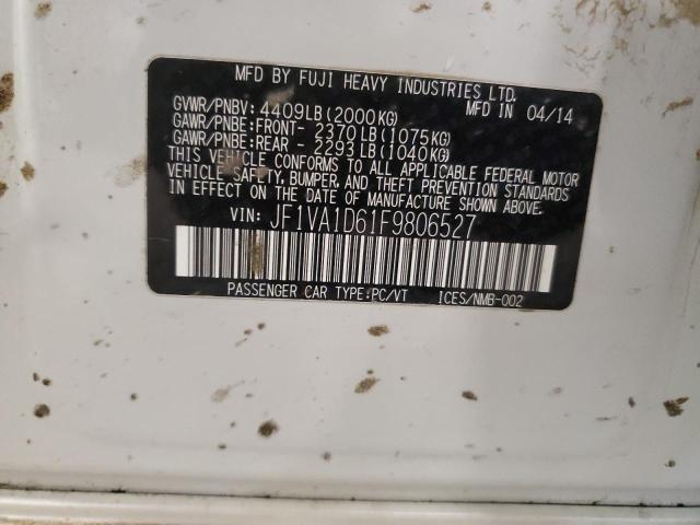 2015 SUBARU WRX PREMIU - JF1VA1D61F9806527