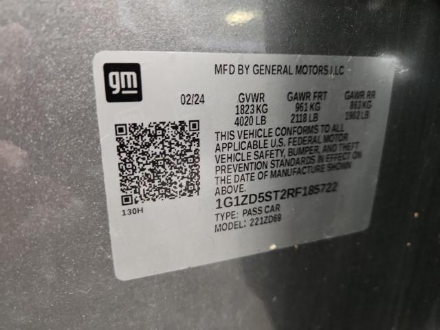 2024 CHEVROLET MALIBU LT - 1G1ZD5ST2RF185722