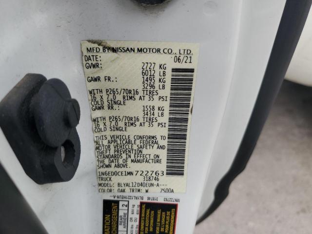 2021 NISSAN FRONTIER S 1N6ED0CE1MN722763