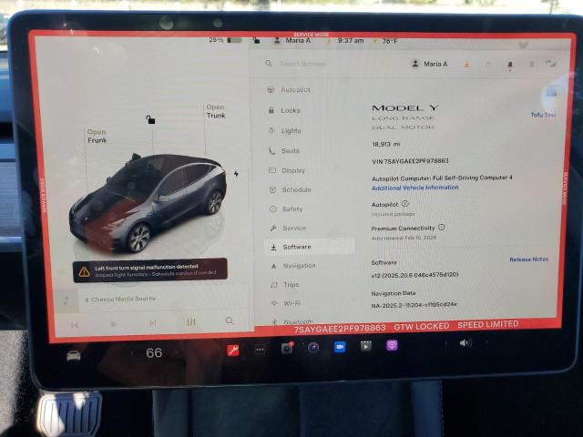 2023 TESLA MODEL Y 7SAYGAEE2PF978863