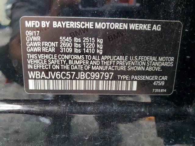 2018 BMW 640 XIGT WBAJV6C57JBC99797