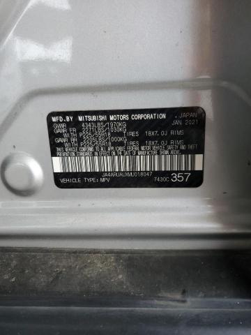 2021 MITSUBISHI OUTLANDER JA4ARUAUXMU018047