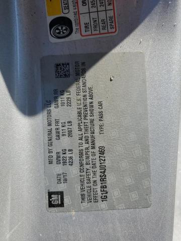 2018 CHEVROLET CAMARO LT 1G1FB1RS4J0127469