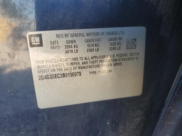 2011 BUICK REGAL CXL - 2G4GS5EC3B9196979