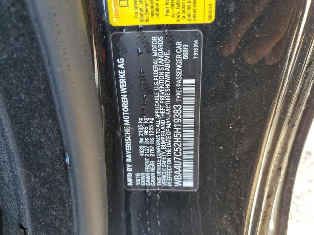 2017 BMW 430I WBA4U7C52H5H19383