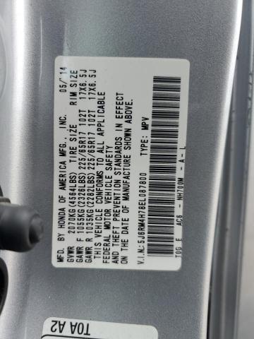 2014 HONDA CR-V EXL - 5J6RM4H78EL087800