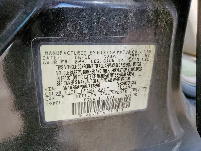 2010 NISSAN SENTRA 2.0 - 3N1AB6AP0AL717390