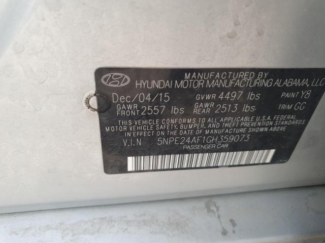 2016 HYUNDAI SONATA SE - 5NPE24AF1GH359073