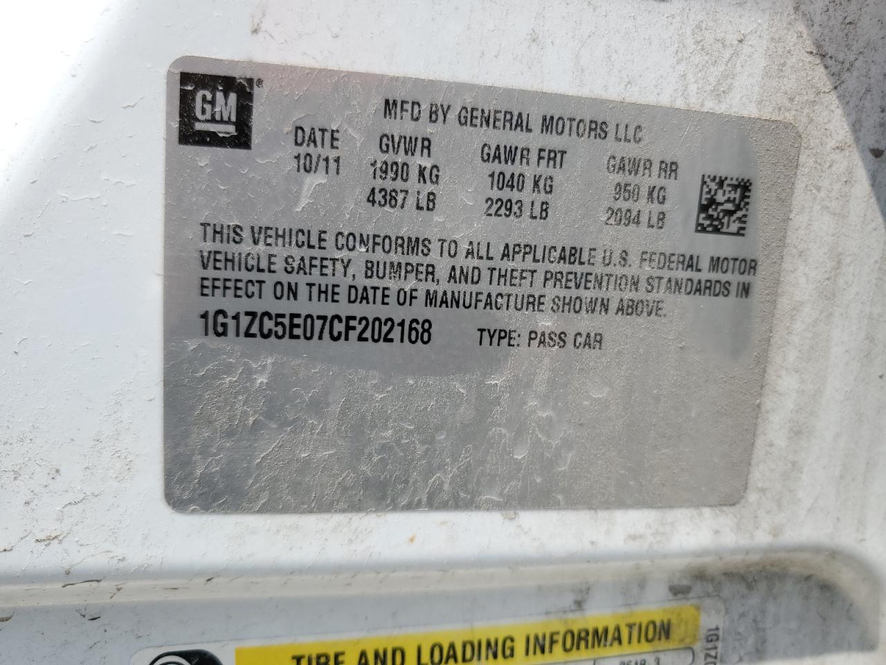 CHEVROLET MALIBU 1LT