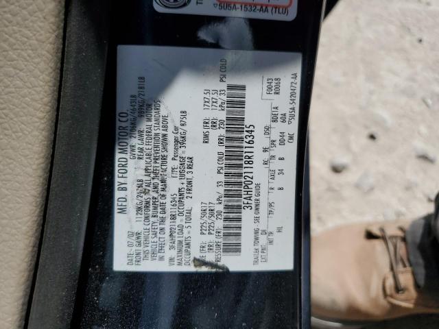 2008 FORD FUSION SEL #3301520525