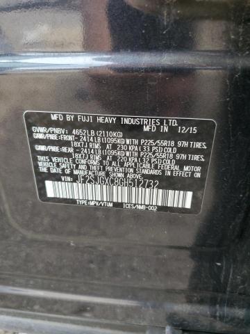 2016 SUBARU FORESTER 2 JF2SJGXC8GH512732