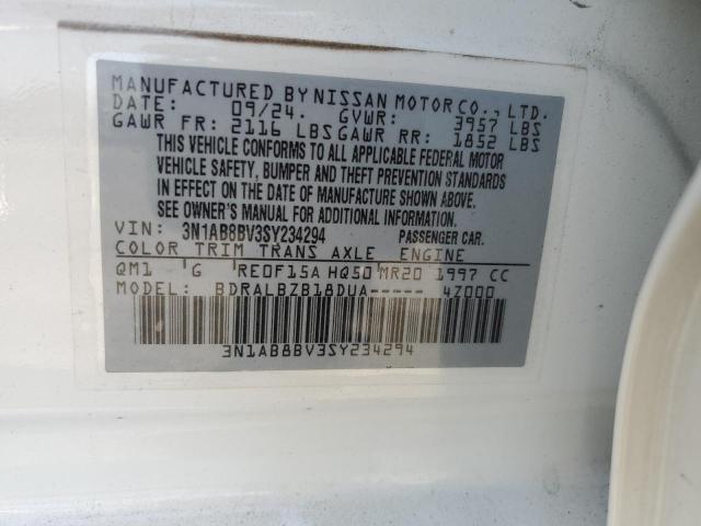 2025 NISSAN SENTRA S - 3N1AB8BV3SY234294